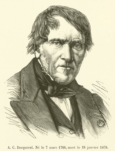 A C Becquerel, született 1788. március 7-én, meghalt 1878. január 18-án alkotó: French School